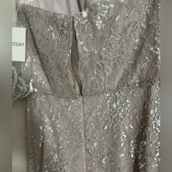 After Six Bridesmaid Maxi Dress Gown 6786 Oyster 0 - Picture 6 of 11